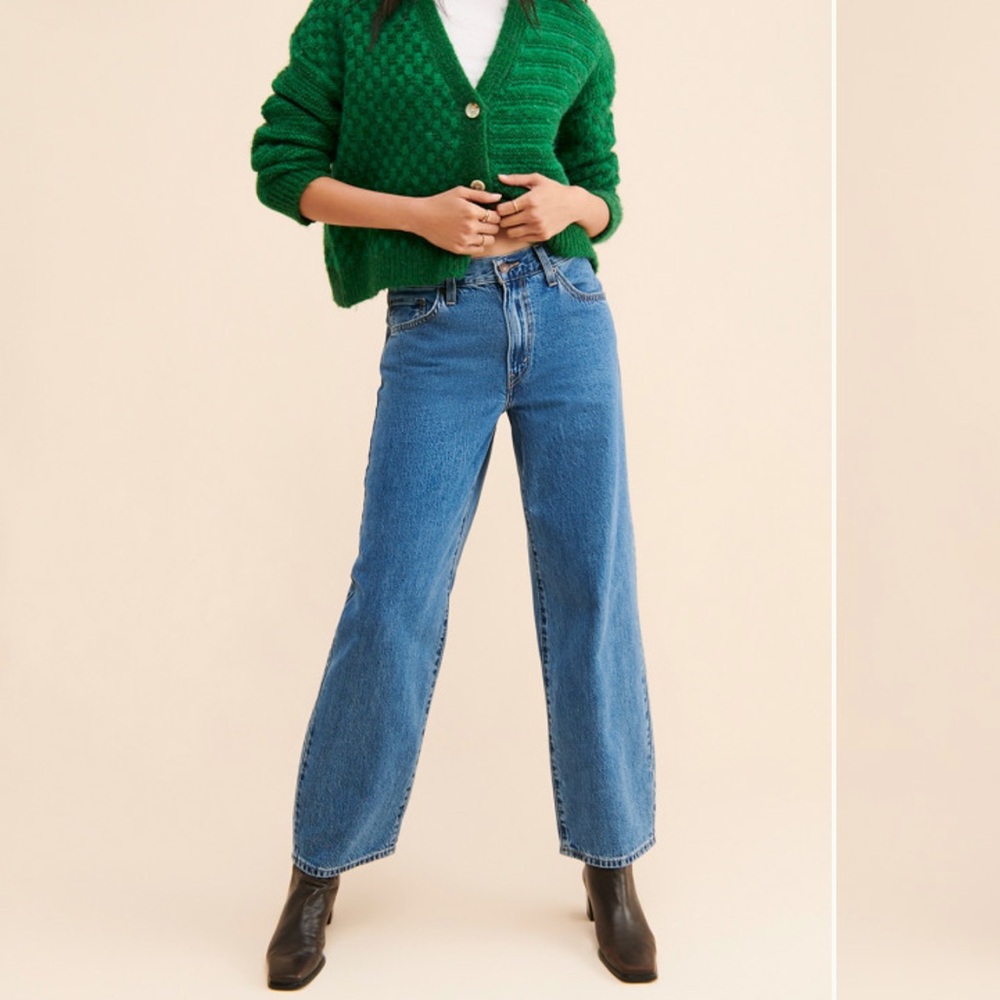 Levi's Blue Baggy Dad Jean